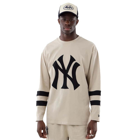 New Era Ανδρική μακρυμάνικη μπλούζα New York Yankees MLB Oversized Long Sleeve T-Shirt